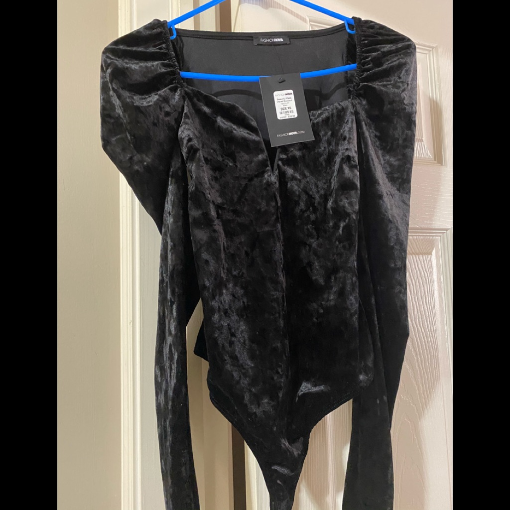 Brand New Suede Bodysuit